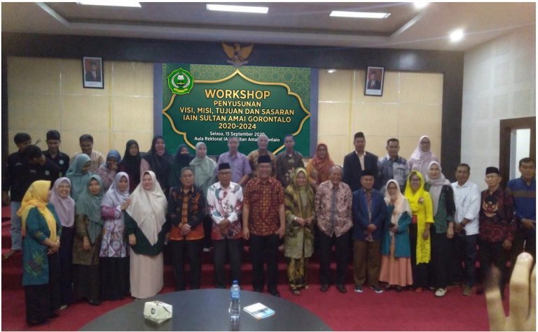 Workshop Penyusunan VMTS dan Renstra IAIN Sultan Amai Gorontalo Tahun 2020–2024