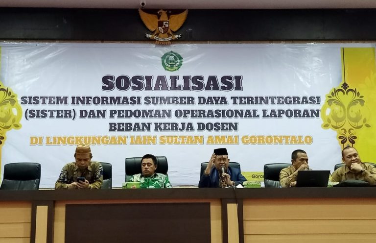 Sosialisasi SISTER dan Pedoman Operasional Beban Kerja Dosen (BKD)