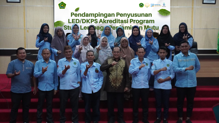 Perkuat Implementasi Budaya Mutu di Lingkungan Prodi-Prodi Kependidikan, LPM IAIN Sultan Amai Gorontalo hadirkan Ketua Majelis Akreditasi LAMDIK RI