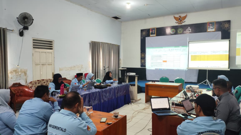 LPM Pimpin Konsolidasi LPM IAIN Sultan Amai Gorontalo dalam Persiapan Asesmen Lapangan Aqidah dan Filsafat Islam