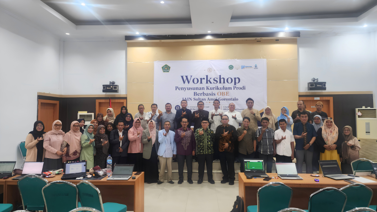 Workshop Penyusunan Kurikulum Berbasis OBE, IAIN Sultan Amai Gorontalo Perkuat Mutu Akademik dan Daya Saing Lulusan
