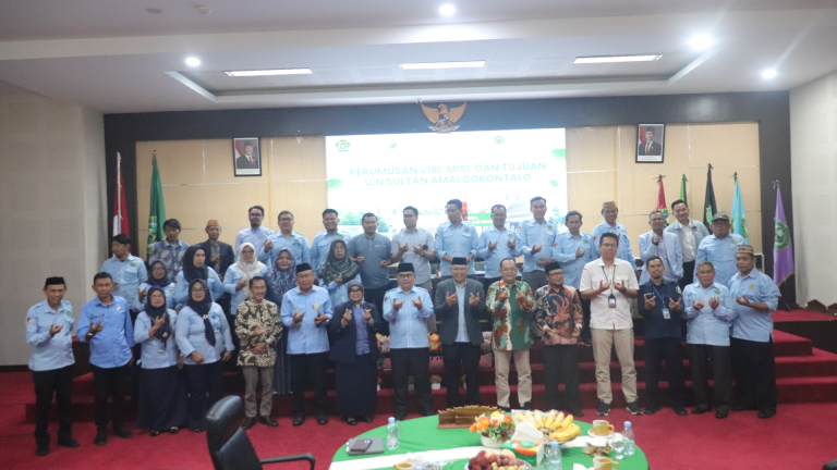 LPM UIN Sultan Amai Gorontalo Mendampingi Workshop Perumusan Visi, Misi, dan Tujuan UIN Sultan Amai Gorontalo