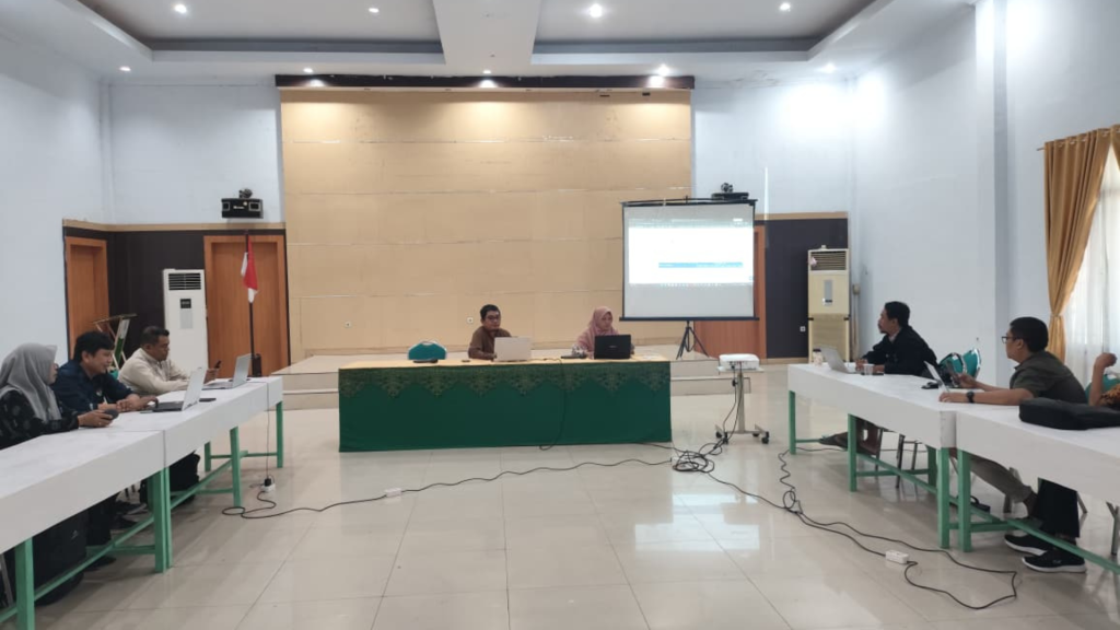 LPM UIN Sultan Amai Gorontalo Mendampingi Penyusunan Indikator Penilaian Portofolio RPL dan Materi Perkuliahan Hybrid