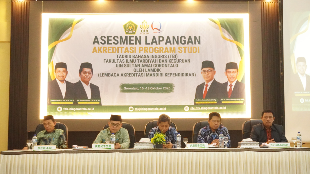 Targetkan Akreditasi Unggul, LPM UIN Sultan Amai Gorontalo Bersama Tim Task Force Melaksanakan Pendampingan Asesmen Lapangan Prodi Tadris Bahasa Inggris